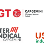 Secciones Sindicales de Capgemini: RSTIC, UGT, CO.BAS, Intersindical, USO.